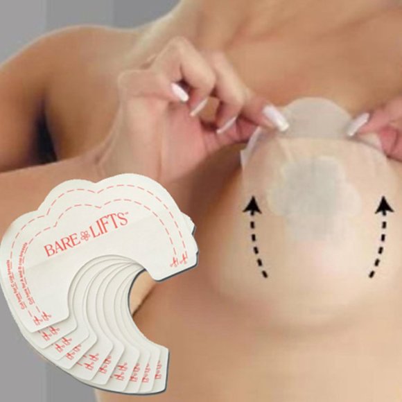 Bare Lifts Instant Breast Lift Shaper Bra Tape - Picture 2 of 9